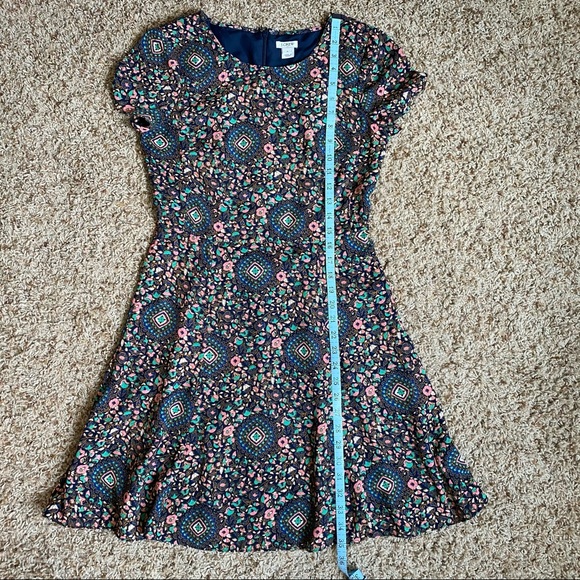 J. Crew Factory Short Sleeve Flutter Mini Dress - Picture 13 of 16